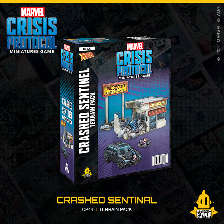 Marvel Crisis Protocol Crashed Sentinel Terrain Pack