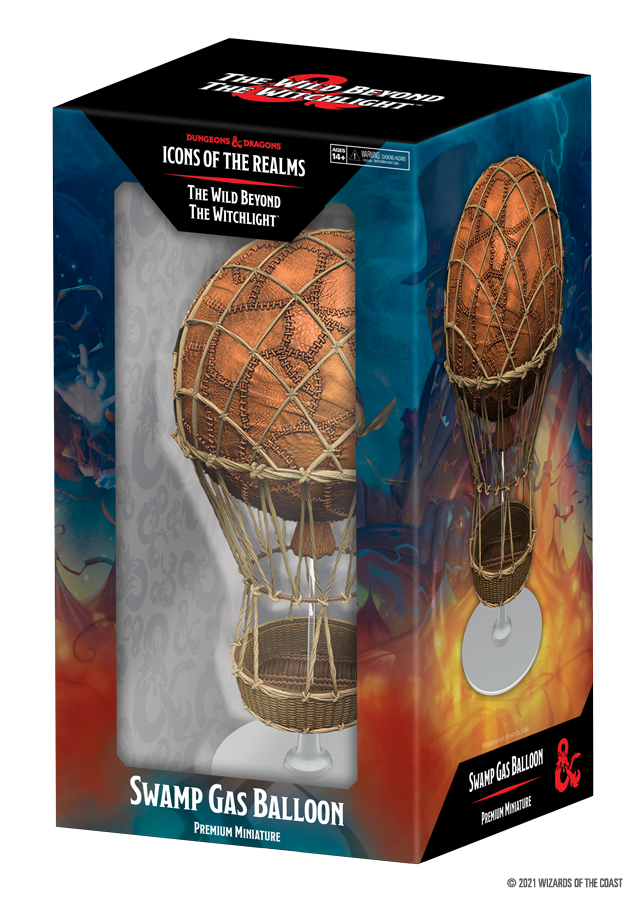D&D Icons of the Realms Miniatures The Wild Beyond the Witchlight Swamp Gas Balloon