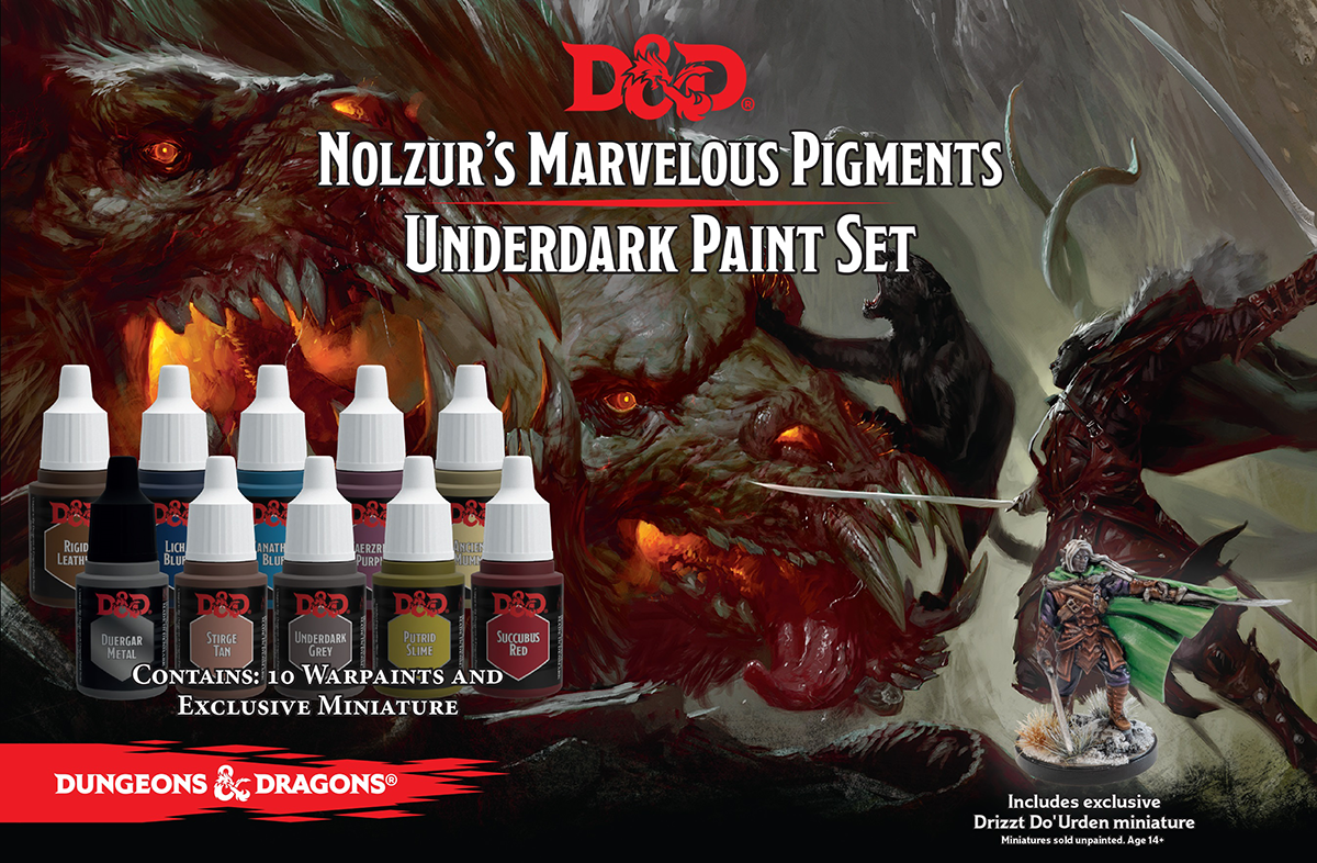 D&D Nolzurs Marvelous Pigments Underdark Paint Set