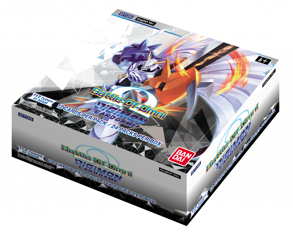 Digimon Card Game Series 05 Battle of Omni Booster Display