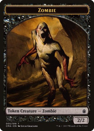 Zombie Token (005) [Commander Anthology Tokens]