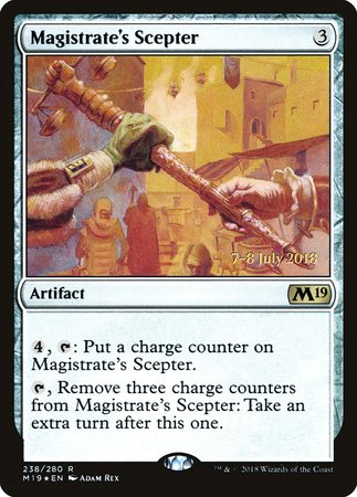 Magistrate's Scepter [Core Set 2019 Promos]