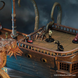 D&D Icons of the Realms The Falling Star Sailing Ship (painted)