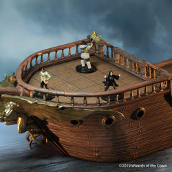 D&D Icons of the Realms The Falling Star Sailing Ship (painted)