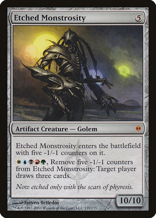 Etched Monstrosity [New Phyrexia]