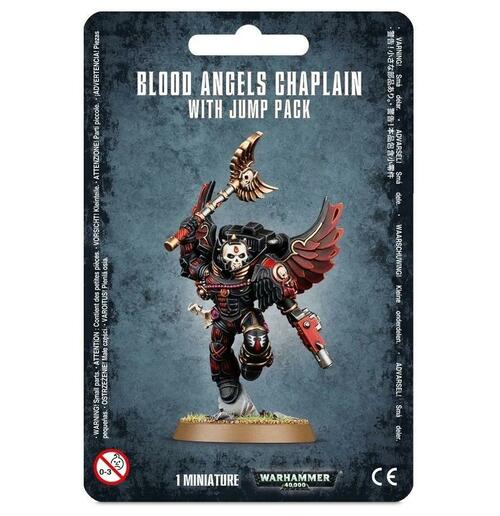 Warhammer 40000: Blood Angels Chaplain with Jump Pack