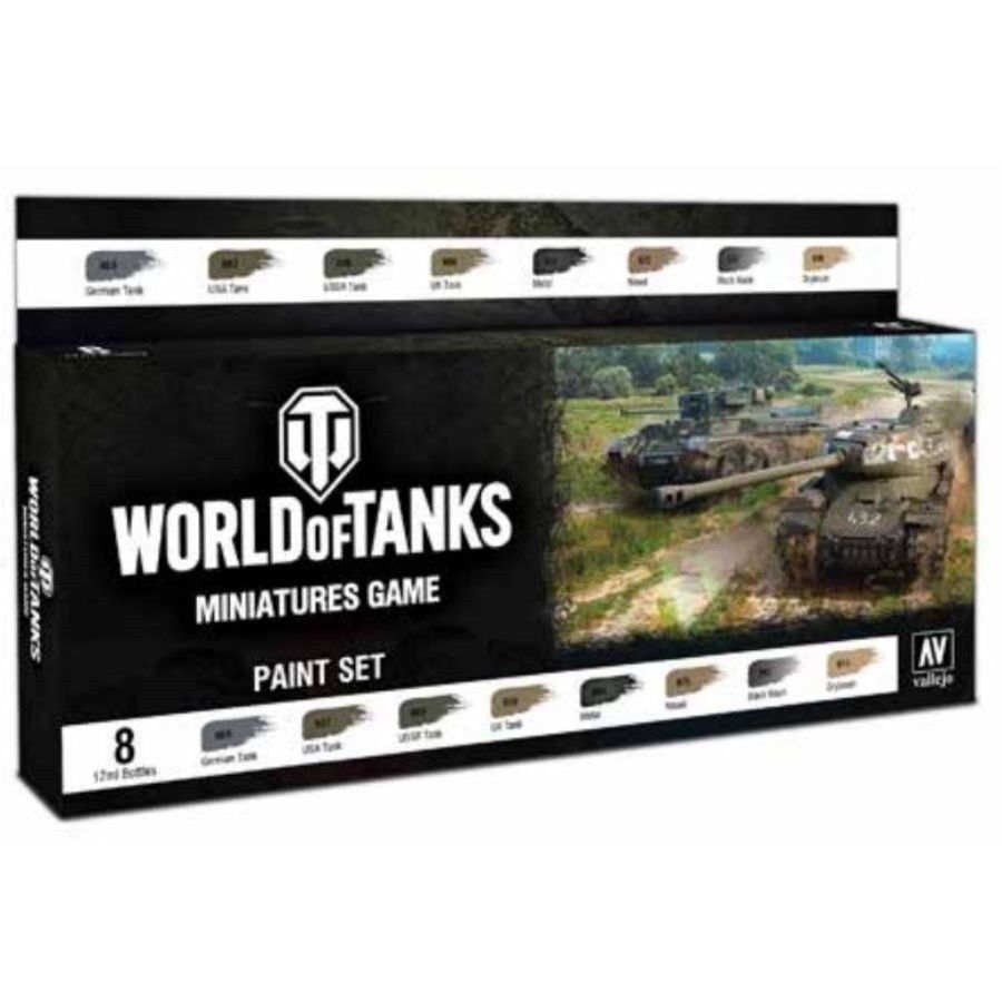 World of Tanks Miniatures Game Paint Set