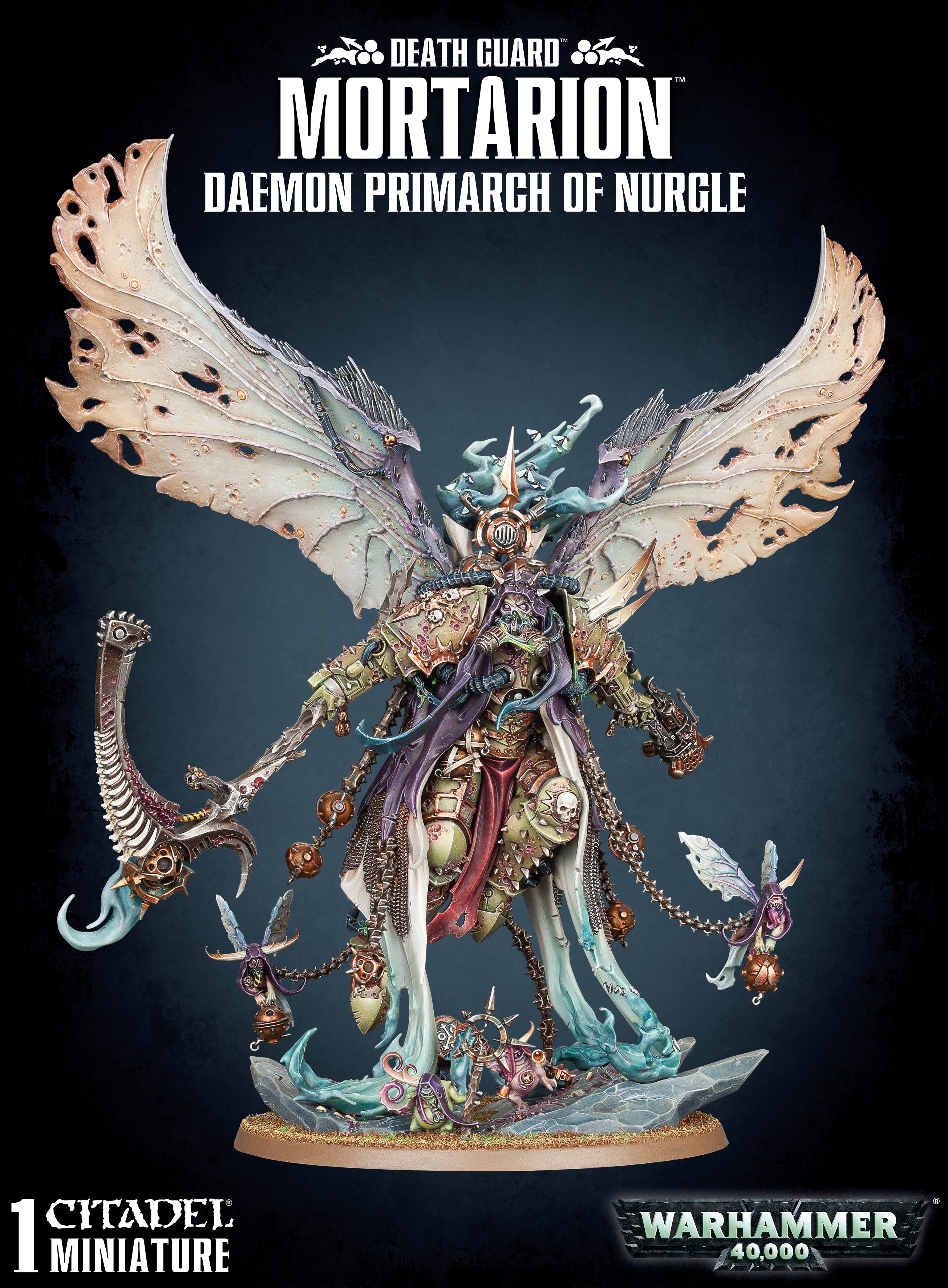 Warhammer 40000: Death Guard Mortarion Daemon Primarch of Nurgle*