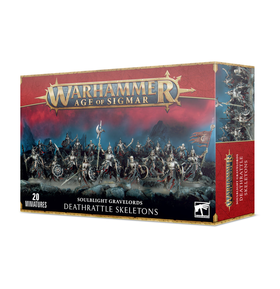 OB Warhammer Age of Sigmar: Soulblight Gravelords Deathrattle Skeletons