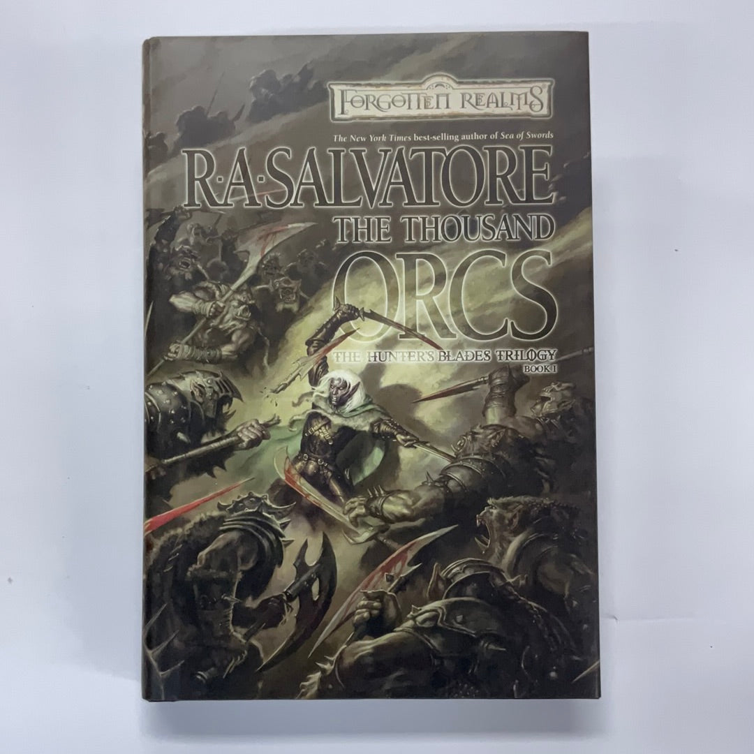 D&D Forgotten Realms: The Hunter's Blades Book 1: The Thousand Orcs HC (Pre-Owned)