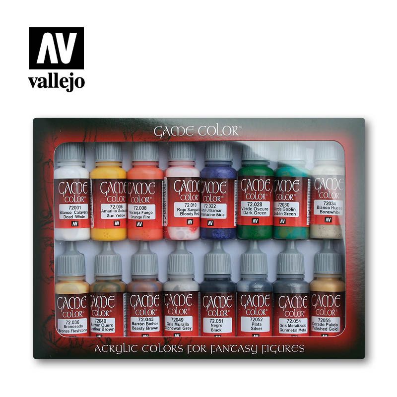 Vallejo: Game Colour: Introduction 16 Colour Set