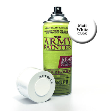 Army Painter: Colour Primer Spray Matt White 400ml