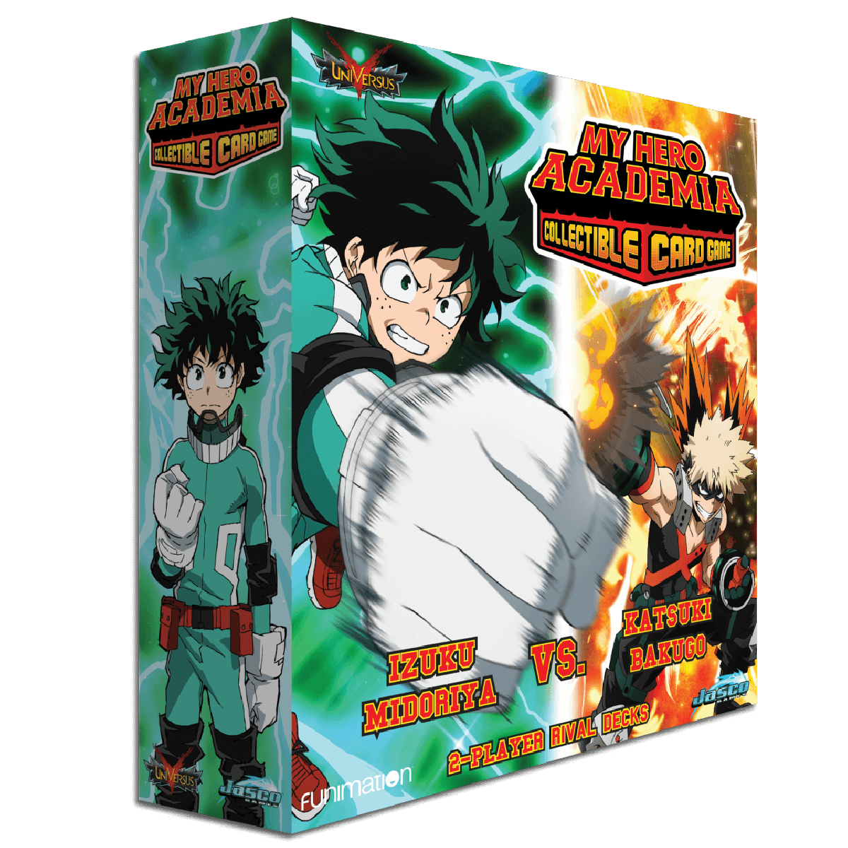 My Hero Academia Collectable Card Game Izuku Midoriya vs Katsuki Bakugo 2-Player Rival Decks