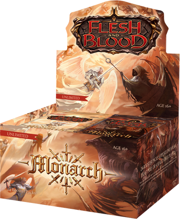 Flesh and Blood: Monarch UNLIMITED Booster Display