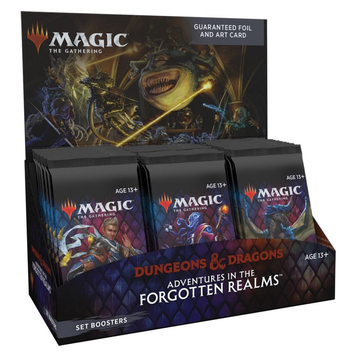 Magic: Adventures in the Forgotten Realms Set Booster Display