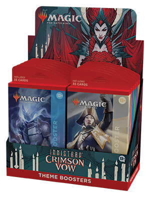 Magic: Innistrad Crimson Vow Theme Booster Display