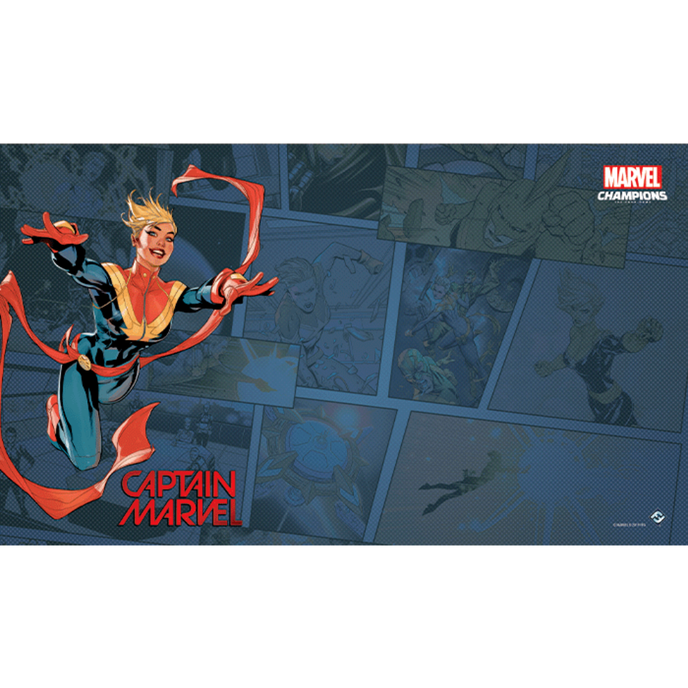 Marvel Champions LCG Captain Marvel Game Mat