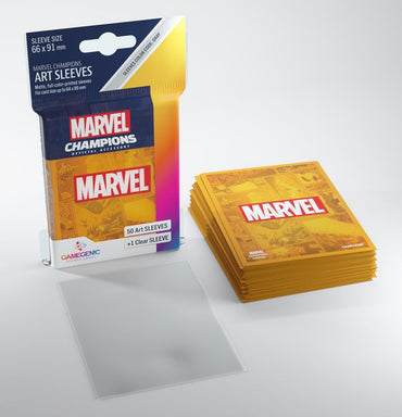 Gamegenic: Marvel Champions Art Sleeves Marvel Orange