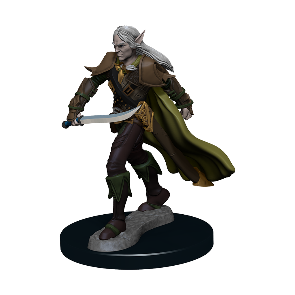 Pathfinder Battles Premium Painted Figure Elf Fighter Male