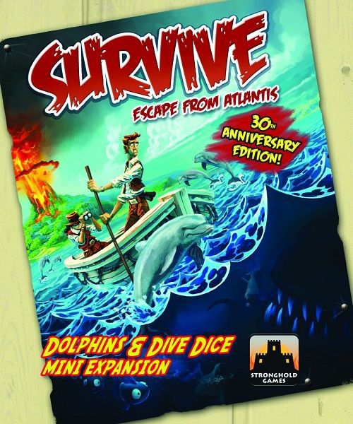Survive Escape from Atlantis 30th Anniversary Edition Dolphins & Dive Dice Mini Expansion