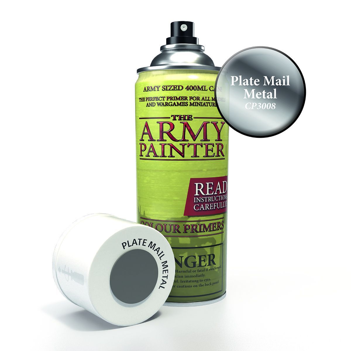 Army Painter: Colour Primer Spray Plate Mail Metal 400ml