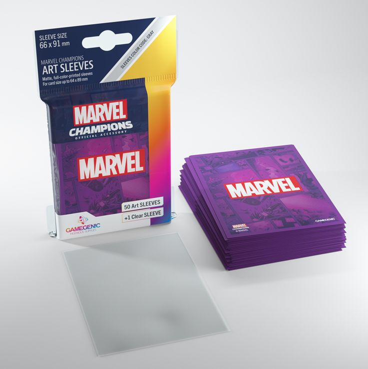 Gamegenic: Marvel Champions Art Sleeves Marvel Purple