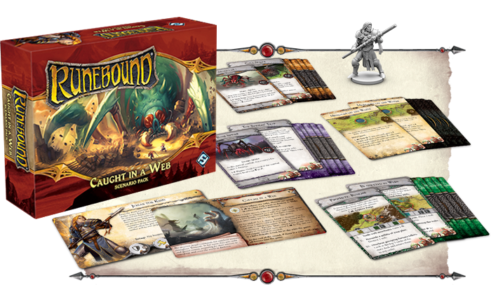 Runebound Third Edition Caught in a Web Scenario Pack