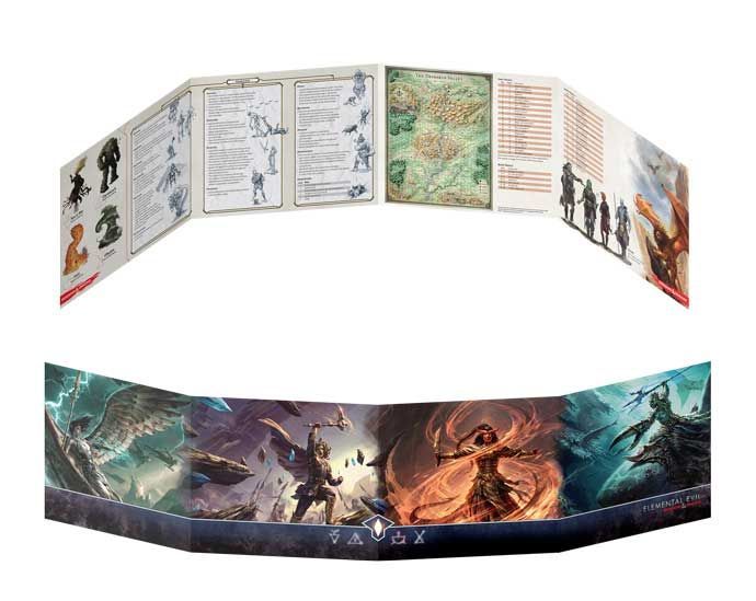 D&D: DM Screen Temple of Elemental Evil