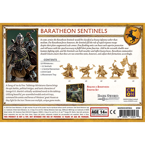 A Song of Ice and Fire: Baratheon Sentinels