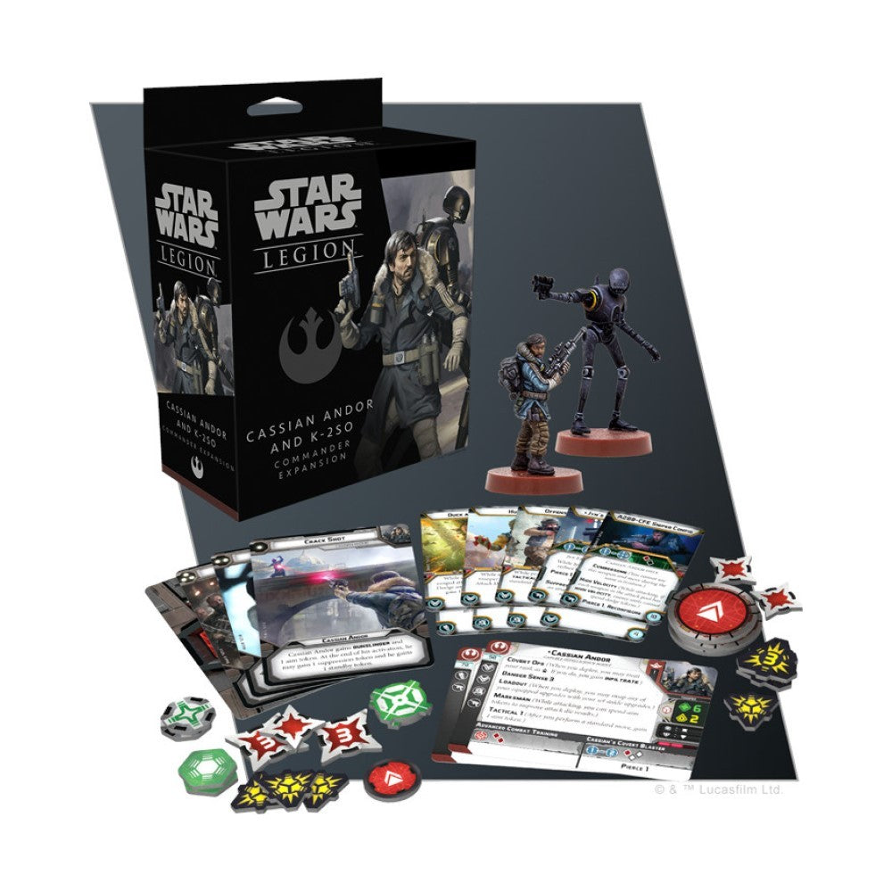 Star Wars Legion: Cassian Andor & K-2SO Commander Expansion