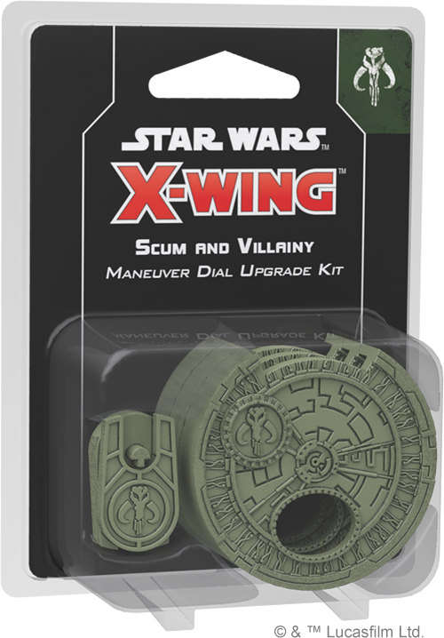Star Wars X-wing 2E Scum & Villainy Maneuver Dial