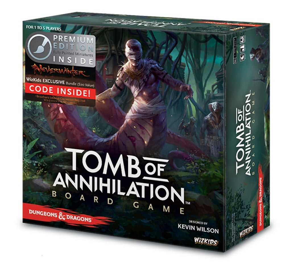 Dungeons & Dragons Tomb of Annihilation Adventure System Board Game (Premium Edition)