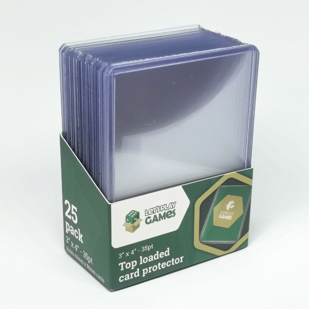 LPG Top Loaded Card Protector 3"x4" 35pt (25Pk)