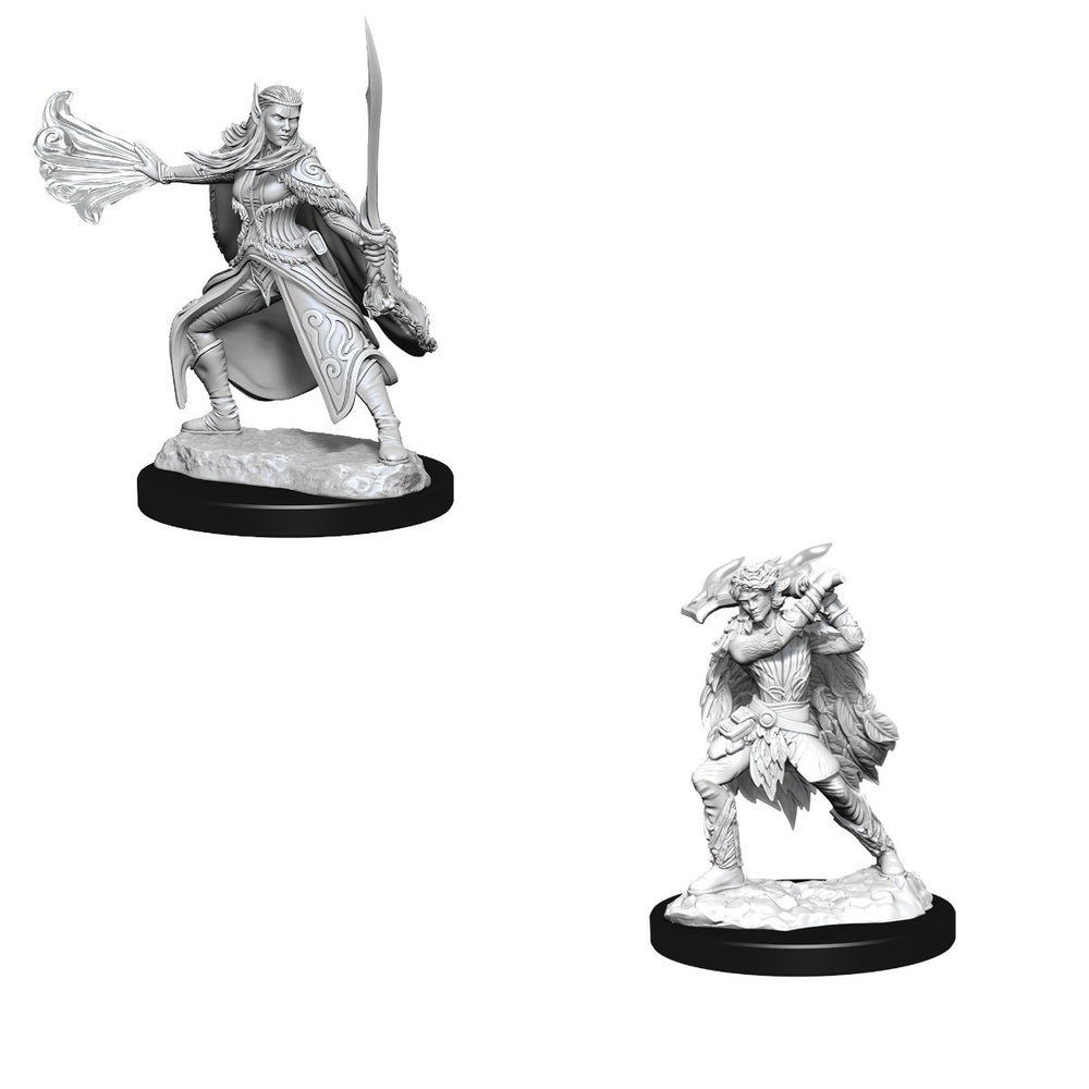 D&D Nolzurs Marvelous Unpainted Miniatures Winter Eladrin  & Spring Eladrin