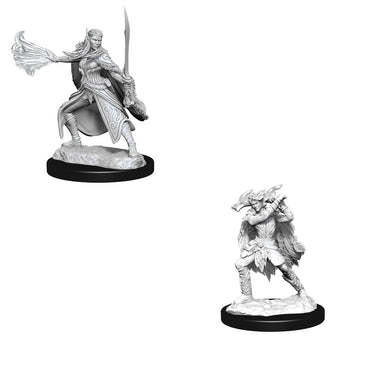D&D Nolzurs Marvelous Unpainted Miniatures Winter Eladrin  & Spring Eladrin