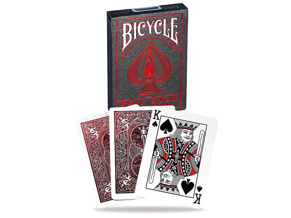 Bicycle Foil Metalluxe Red Playing Cards