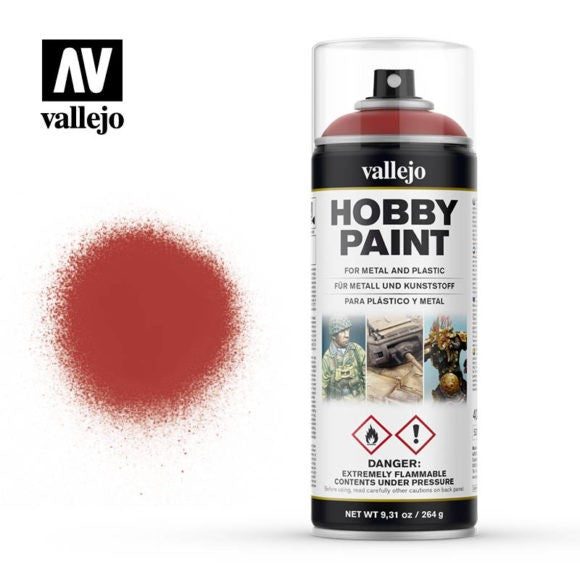 Vallejo Aerosol Scarlet Red 400ml