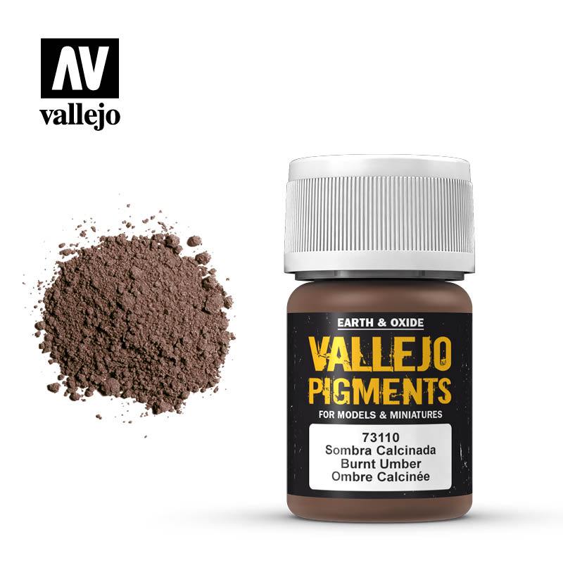 Vallejo: Pigments: Burnt Umber 30ml