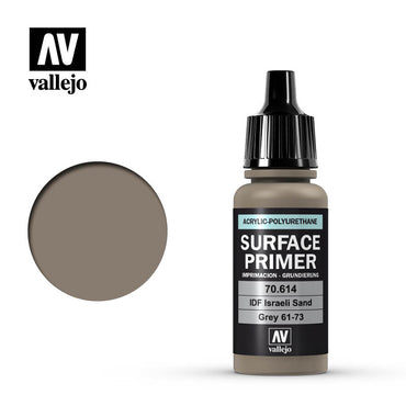 Vallejo: Surface Primer: IDF Israelí Sand Grey 61-73 17ml