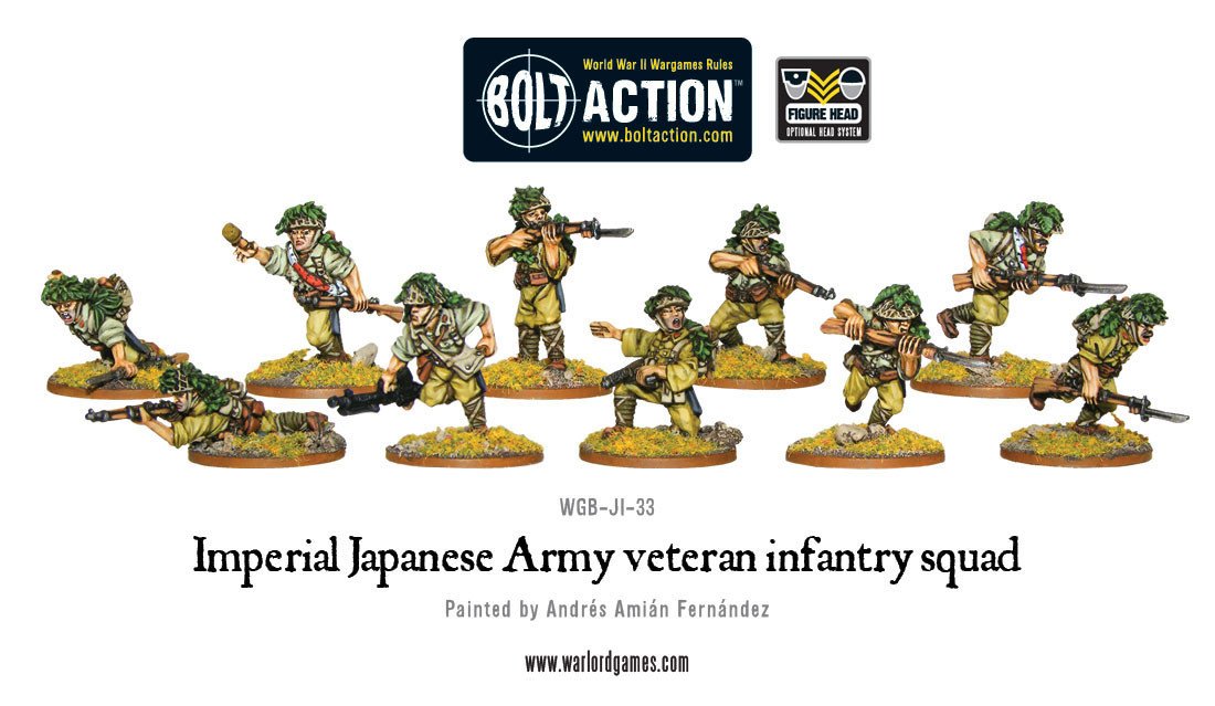 Bolt Action: Japanese Veteran Infantry Squad