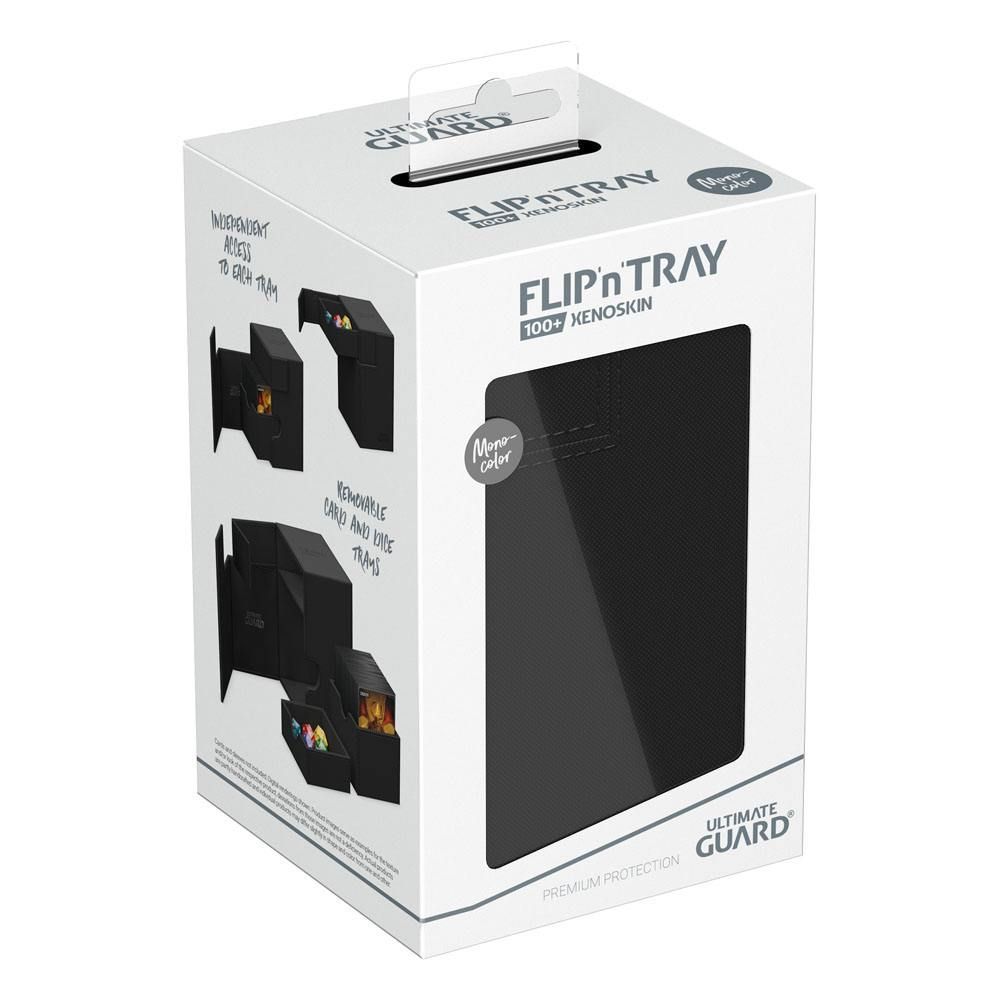 Ultimate Guard: Flip n Tray Deck Box 100+ XenoSkin Monocolor Black