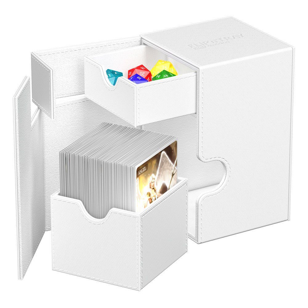 Ultimate Guard: Flip n Tray Deck Box 100+ XenoSkin Monocolor White