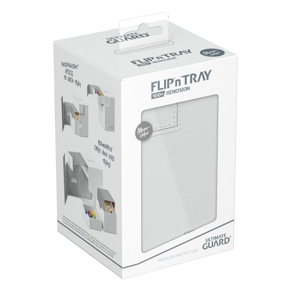 Ultimate Guard: Flip n Tray Deck Box 100+ XenoSkin Monocolor White
