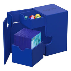 Ultimate Guard: Flip n Tray Deck Box 100+ XenoSkin Monocolor Blue