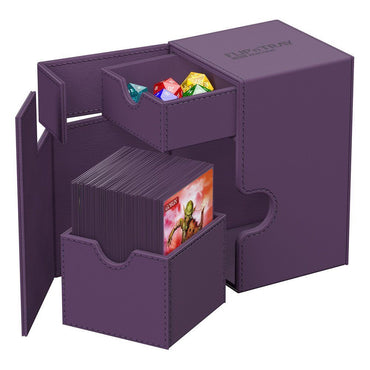 Ultimate Guard: Flip n Tray Deck Box 100+ XenoSkin Monocolor Purple