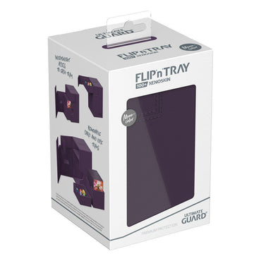 Ultimate Guard: Flip n Tray Deck Box 100+ XenoSkin Monocolor Purple