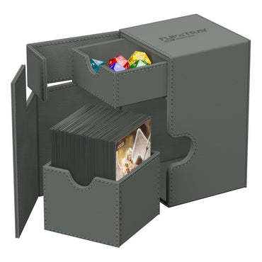 Ultimate Guard: Flip n Tray Deck Box 100+ XenoSkin Monocolor Grey