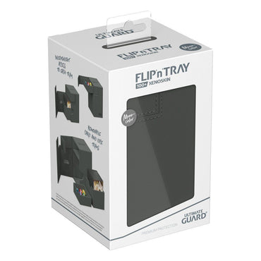 Ultimate Guard: Flip n Tray Deck Box 100+ XenoSkin Monocolor Grey
